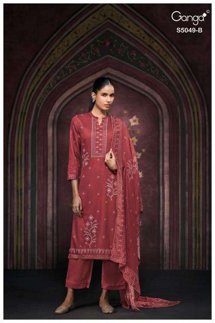 Ganga jolie 5049 Wholesale textile market in Bhavnagar