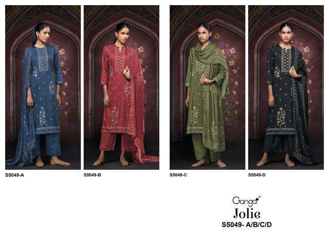 Ganga jolie 5049 Wholesale textile market in Bhavnagar