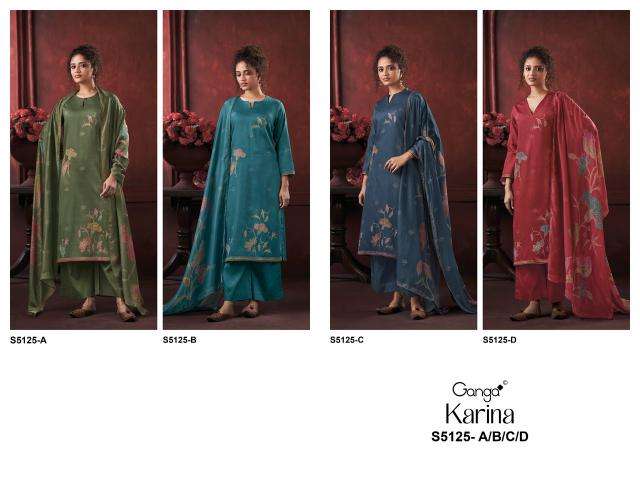 Ganga karina 5125 Wholesale textile market in Anand