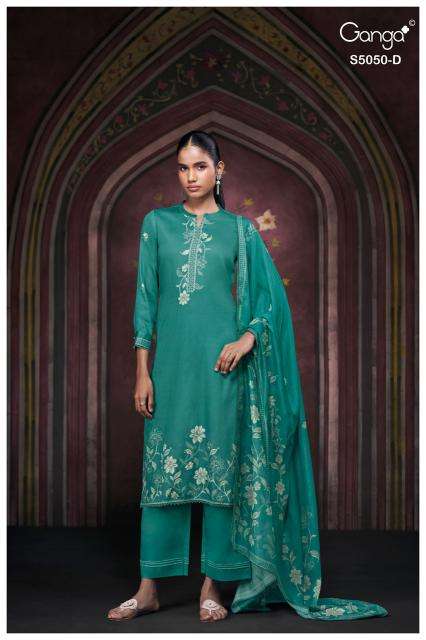 Ganga keshvika 5050  Dress material manufacturers in Gujarat