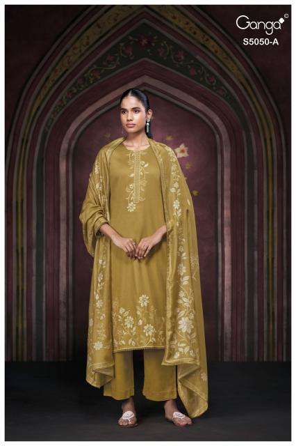 Ganga keshvika 5050  Dress material manufacturers in Gujarat