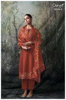Ganga nelieska 5175 Dress material manufacturers in Mehsana
