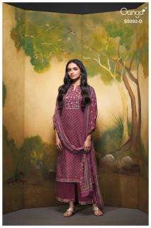  Ganga nieveka 5092 Wholesale fashion dress material in Bhruch