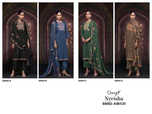 Ganga nyrisha 5052 Wholesale dress suppliers in Dang