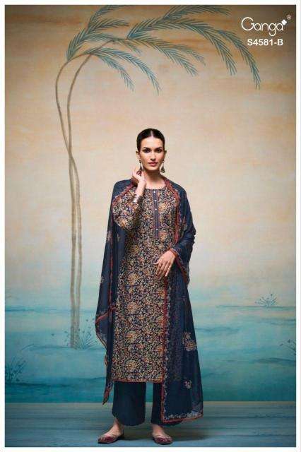 Ganga ruby 4581 Dress material manufacturers in Morbi