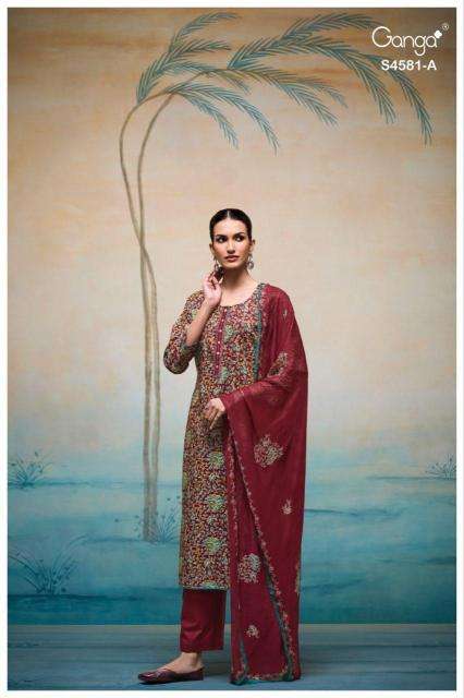 Ganga ruby 4581 Dress material manufacturers in Morbi