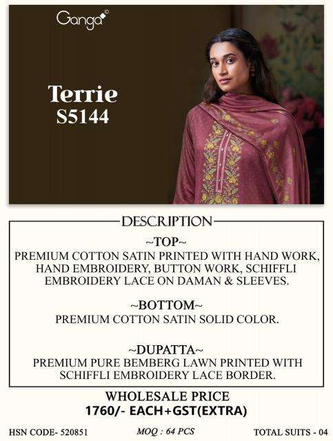 Ganga terrie 5144 Wholesale dress suppliers in Bhavnagar