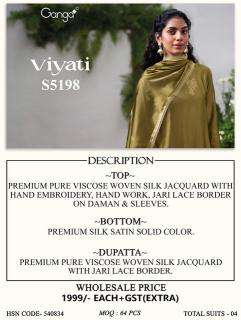 Ganga viyati 5198 Wholesale clothing market in Bhavnagar
