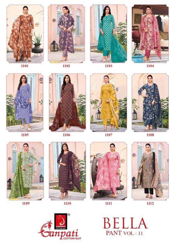 Ganpati bella vol 11 Wholesale dress material suppliers in Mahisagar
