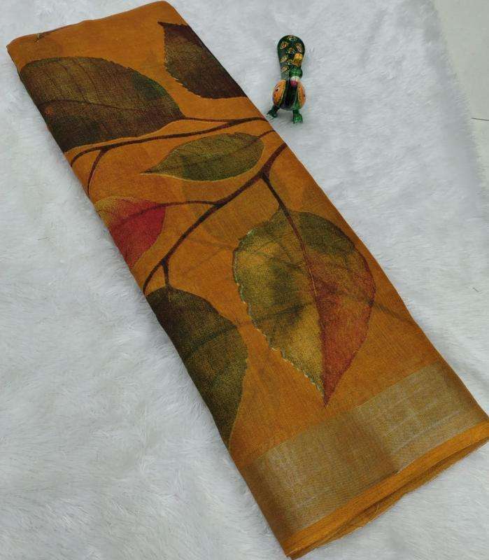 GC soft lenin  Designer saree market in Bhruch