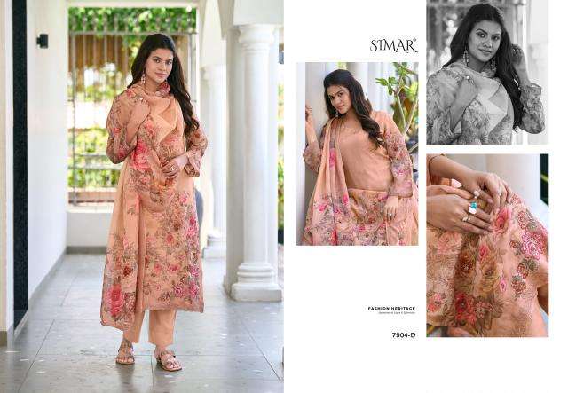 Glossy simar elnaaz Dress material suppliers in Bhruch
