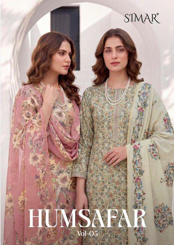 Glossy simar humsafar vol 05 Wholesale clothing market in Gir Somnath