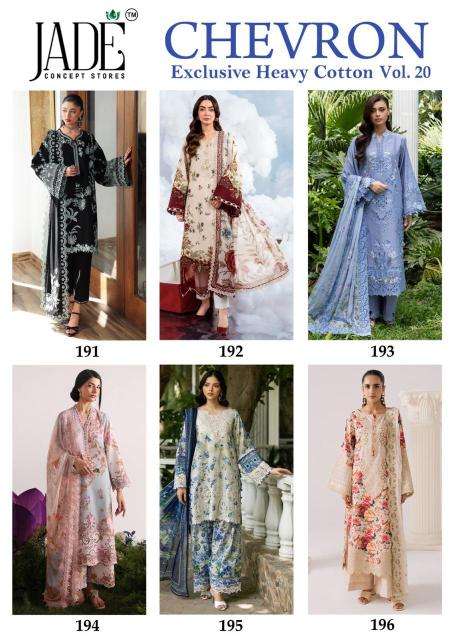 Jade chevron vol 20 Best wholesale salwar kameez market in Botad