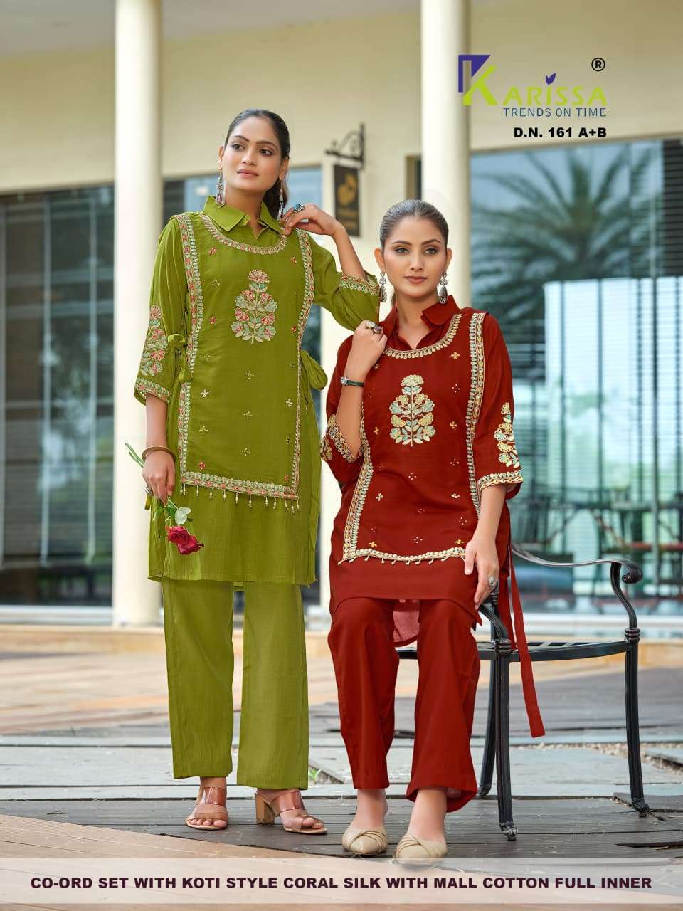 Karissa 161 A-B  Kurti distributor in Kheda