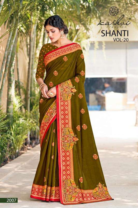 Kashvi shanti vol-20 sarees suppliers