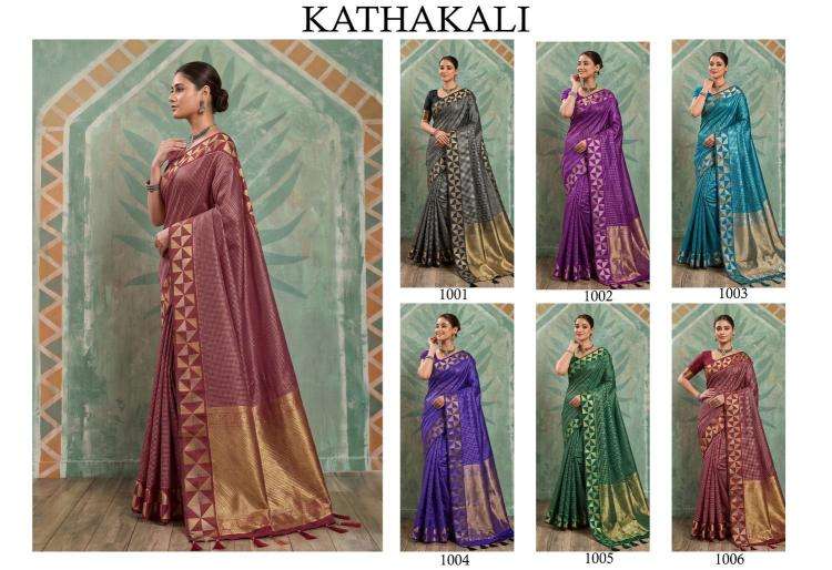 KATHAKALI Cheap wholesale sarees in Amreli