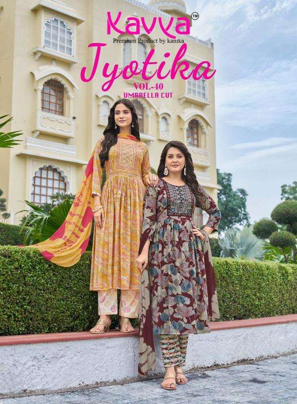 Kavya jyotika vol 40 Wholesale kurti market near me