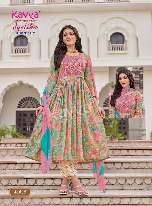 Kavya jyotika vol 41   Wholesale ethnic wear in Ahmedabad