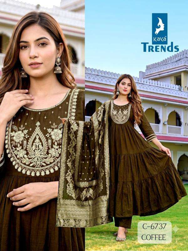 Kaya d.no 6737 Bulk kurti orders in Ahmedabad