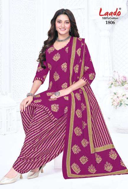 Laado nadiya patiyala vol 18 Dress material wholesale price in Mahisagar
