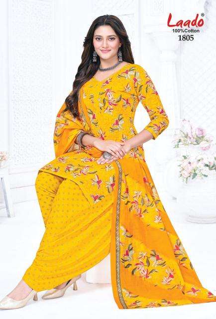 Laado nadiya patiyala vol 18 Dress material wholesale price in Mahisagar