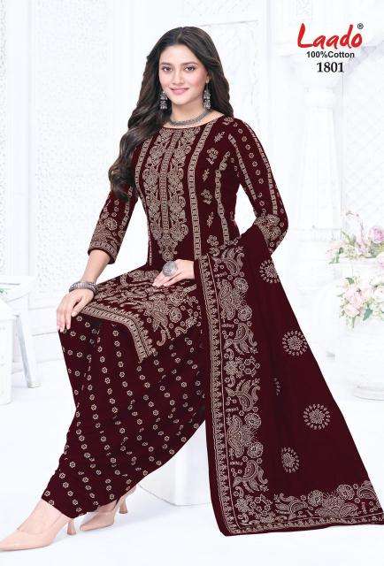 Laado nadiya patiyala vol 18 Dress material wholesale price in Mahisagar