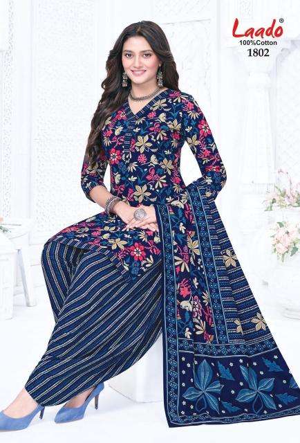 Laado nadiya patiyala vol 18 Dress material wholesale price in Mahisagar