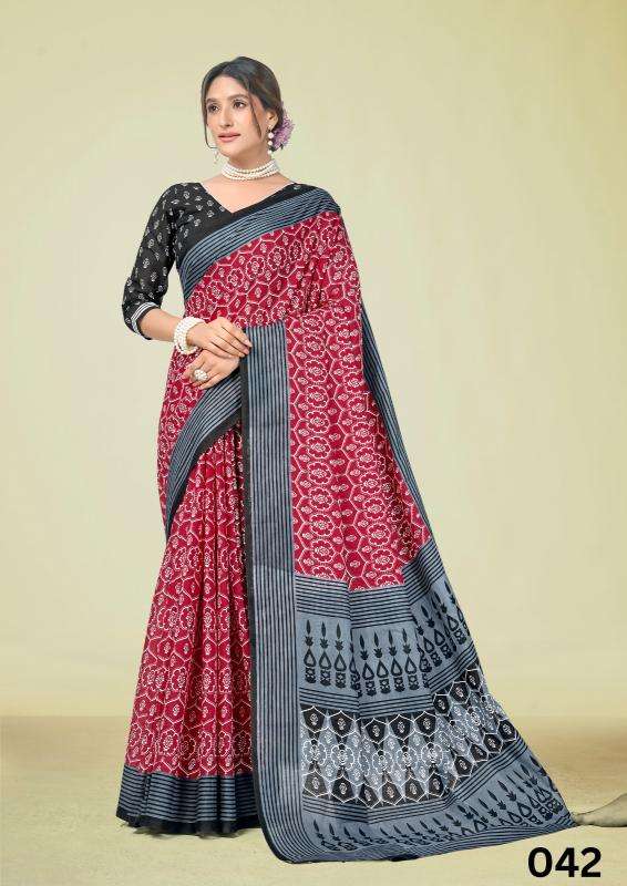 Lakhani cotton Bhavnagar saree wholesalers