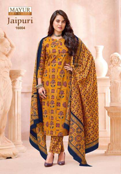 Mayur jaipuri vol 16  Bulk dress material suppliers in Gir Somnath