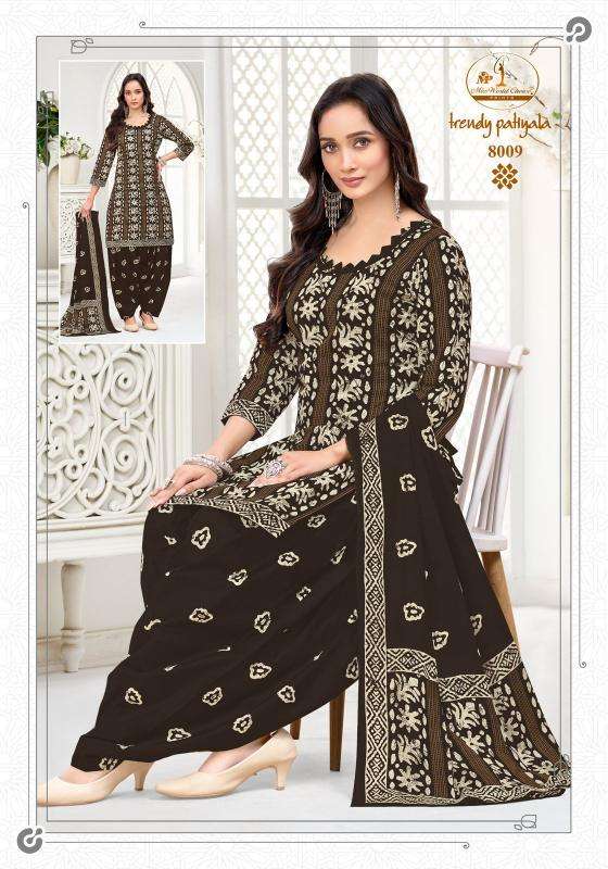 Miss world trendy patiyala vol-8  Botad cloth market