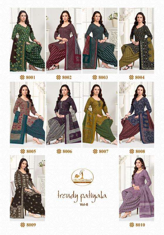 Miss world trendy patiyala vol-8  Botad cloth market