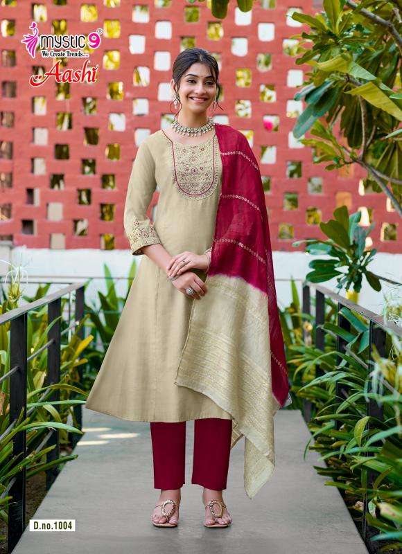 Mystic9 aashi vol 1 Wholesale kurti manufacturers in Kheda