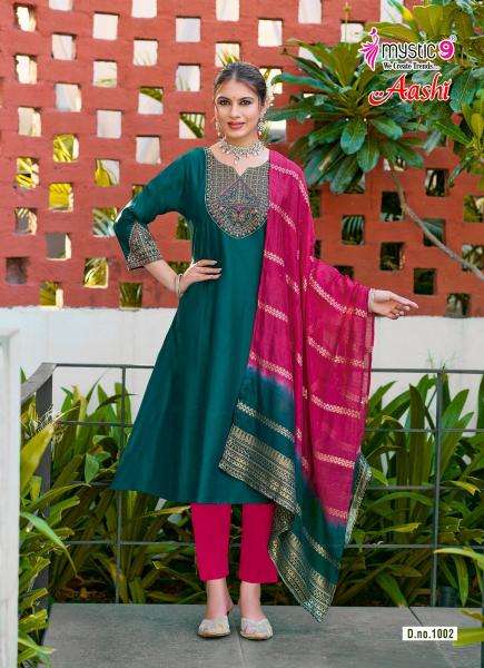 Mystic9 aashi vol 1 Wholesale kurti manufacturers in Kheda