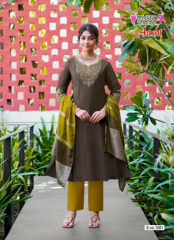 Mystic9 aashi vol 1 Wholesale kurti manufacturers in Kheda