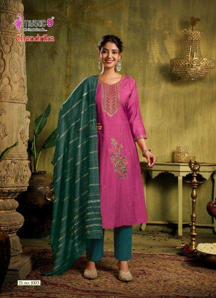 Mystic9 chandrika vol 1  Wholesale kurtis