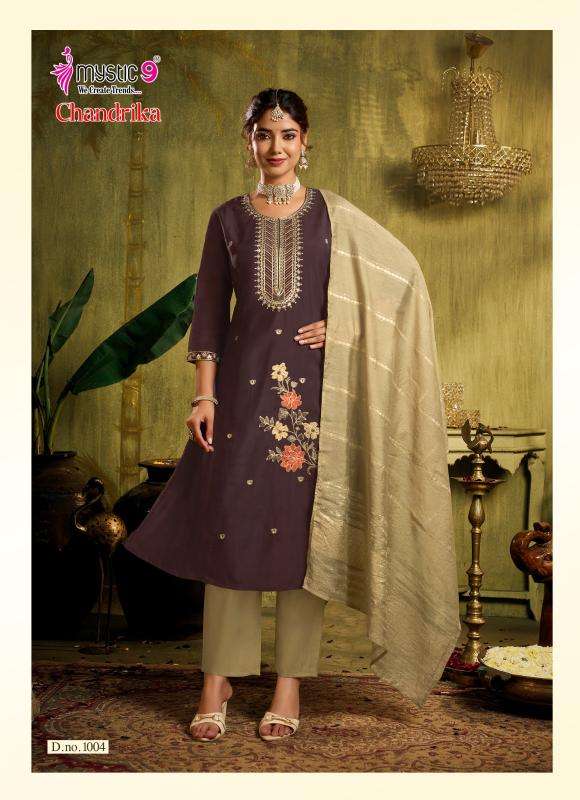 Mystic9 chandrika vol 1  Wholesale kurtis