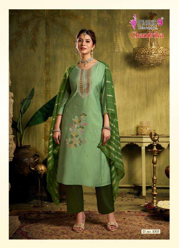 Mystic9 chandrika vol 1  Wholesale kurtis