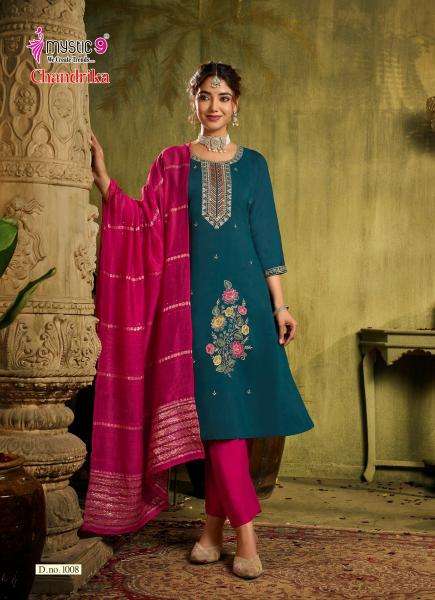 Mystic9 chandrika vol 1  Wholesale kurtis