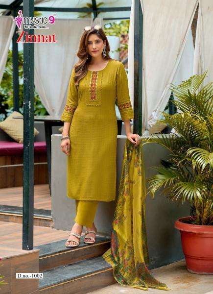 Mystic9 zinnat vol 1 Kurti manufacturers in Mahisagar