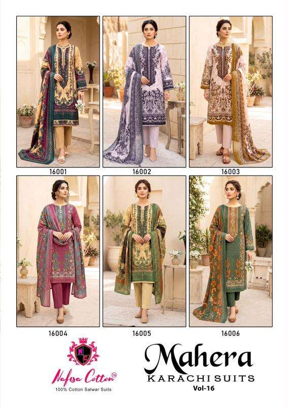 Nafisa mahera vol 16 Wholesale dress material suppliers