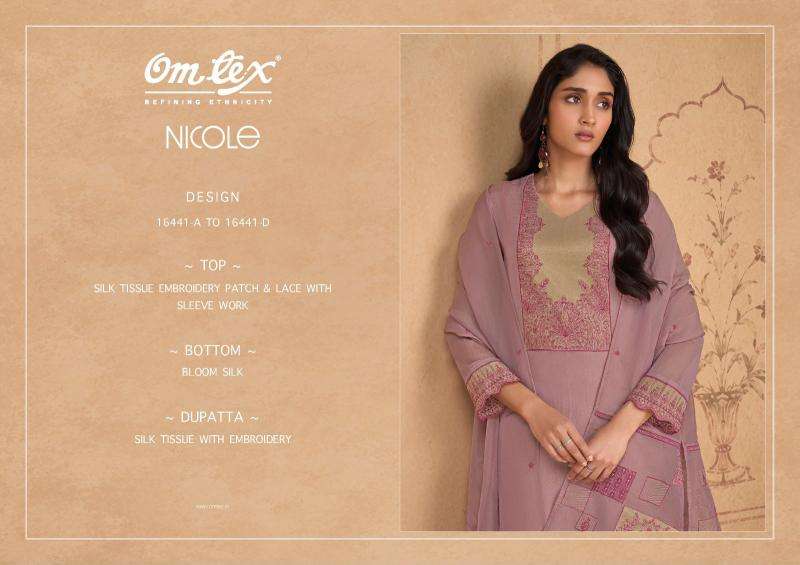 Omtex nicole Wholesale dress material suppliers in Kachchh