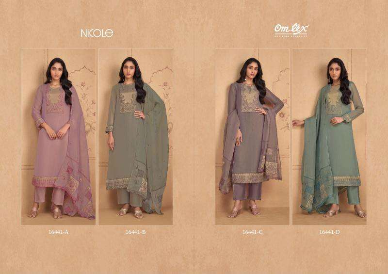 Omtex nicole Wholesale dress material suppliers in Kachchh