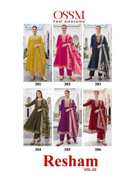 Ossm resham vol 3  Wholesale kurti suppliers in Jamnagar