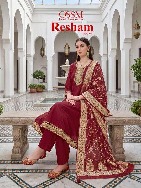 Ossm resham vol 3  Wholesale kurti suppliers in Jamnagar