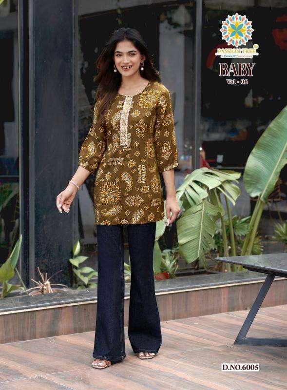 Passion tree baby vol-6   Wholesale Kurti in Botad