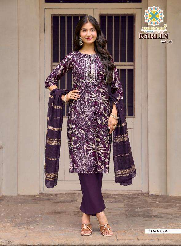 Passion tree barlin vol-2  Wholesale Kurti Suppliers in Banaskantha