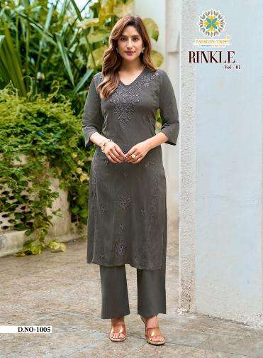 Passion tree rinkle vol-1 Wholesale kurti suppliers