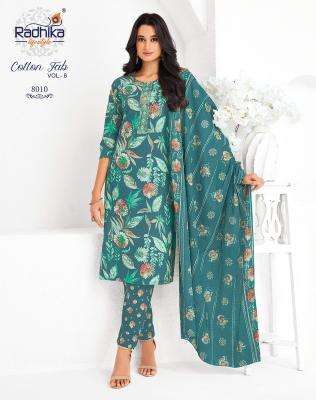 Radhika lifestyle cotton fab vol-8 Kurti suppliers in Ahmedabad