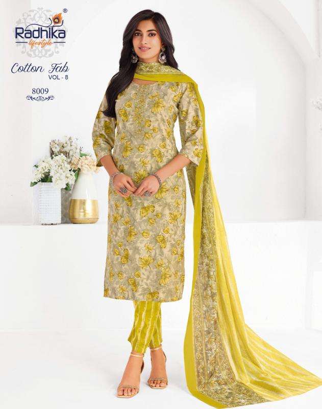 Radhika lifestyle cotton fab vol-8 Kurti suppliers in Ahmedabad