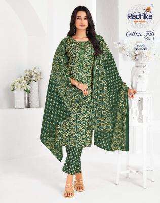 Radhika lifestyle cotton fab vol-8 Kurti suppliers in Ahmedabad